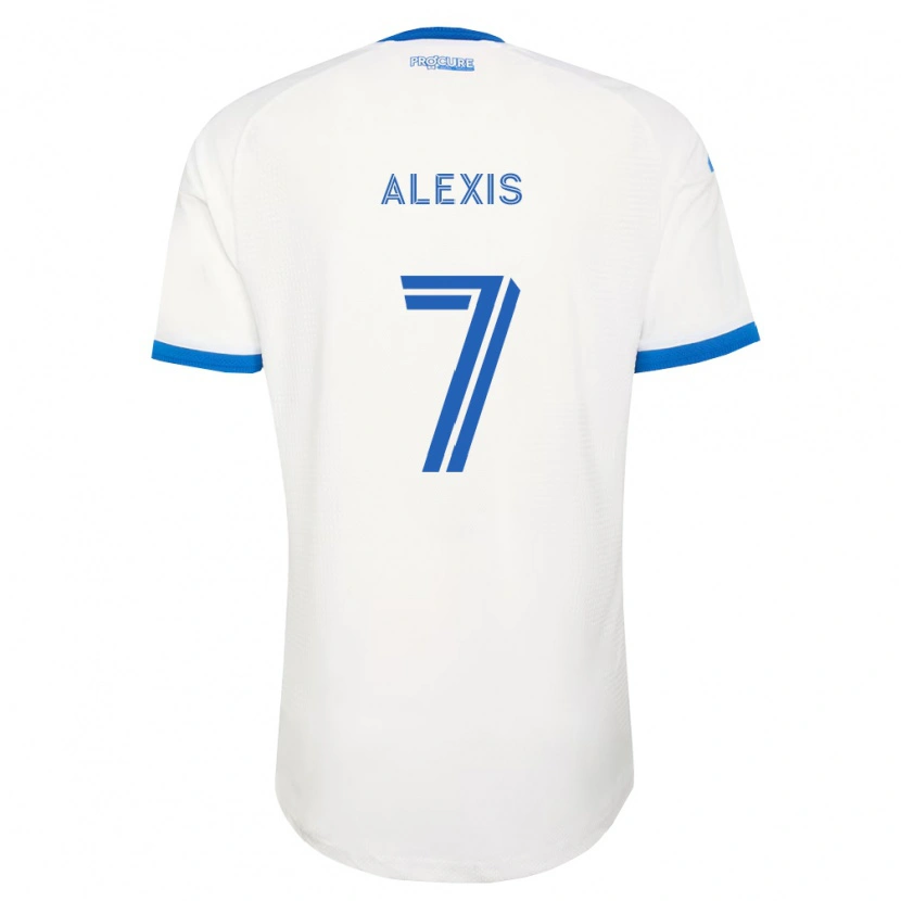 Danxen Kvinder John Alexis #7 Himmelblå Hvid Udebane Spillertrøjer 2026/27 Trøje T-Shirt