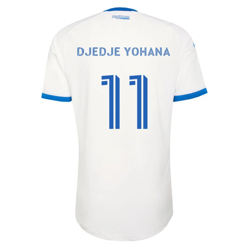 Danxen Kvinder Kabie Djedje Yohana #11 Himmelblå Hvid Udebane Spillertrøjer 2026/27 Trøje T-Shirt