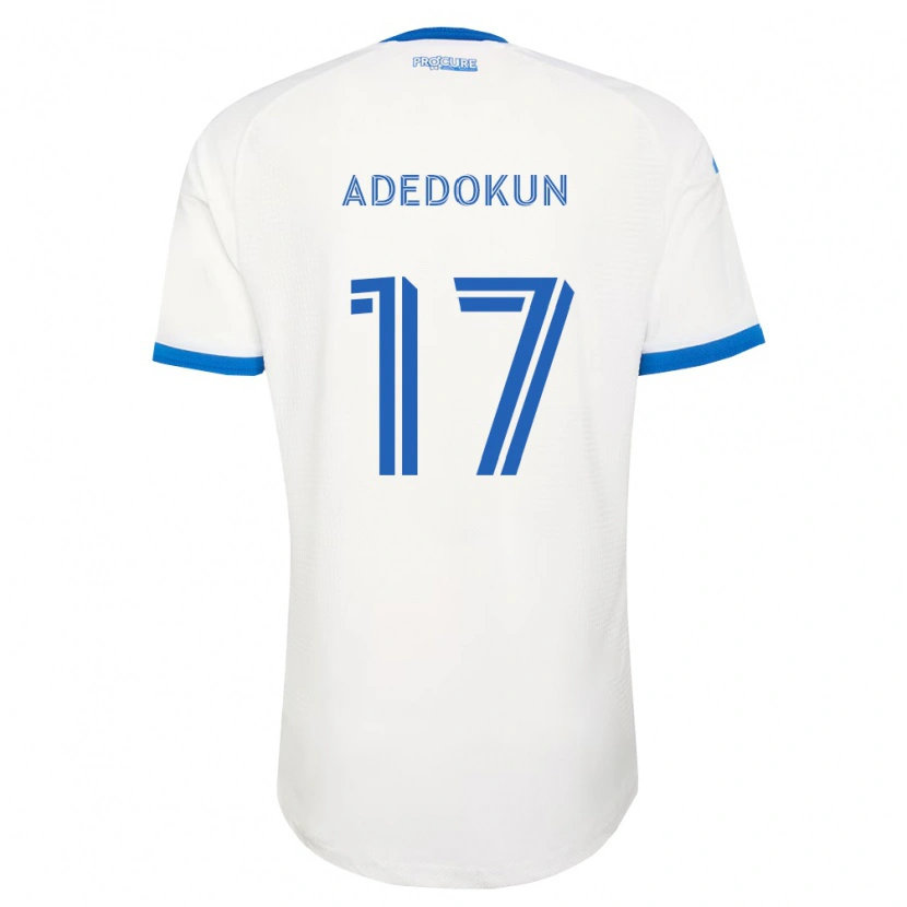 Danxen Kvinder Michael Adedokun #17 Himmelblå Hvid Udebane Spillertrøjer 2026/27 Trøje T-Shirt