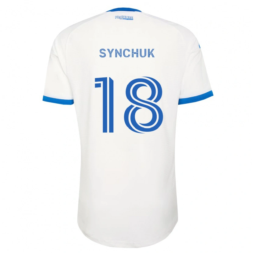 Danxen Kvinder Gennadiy Synchuk #18 Himmelblå Hvid Udebane Spillertrøjer 2026/27 Trøje T-Shirt