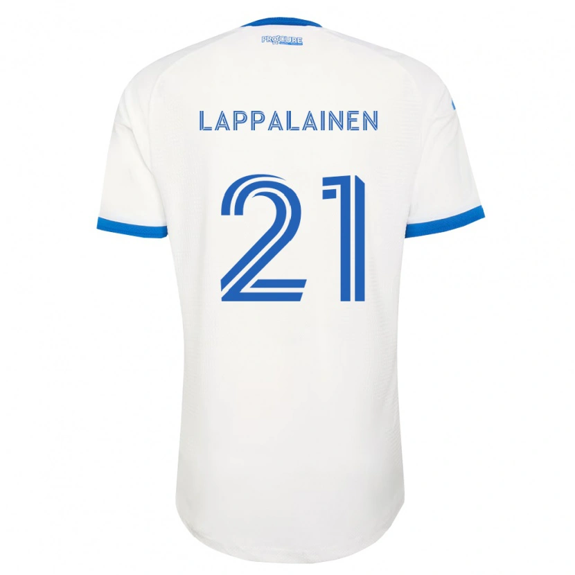 Danxen Kvinder Lassi Lappalainen #21 Himmelblå Hvid Udebane Spillertrøjer 2026/27 Trøje T-Shirt