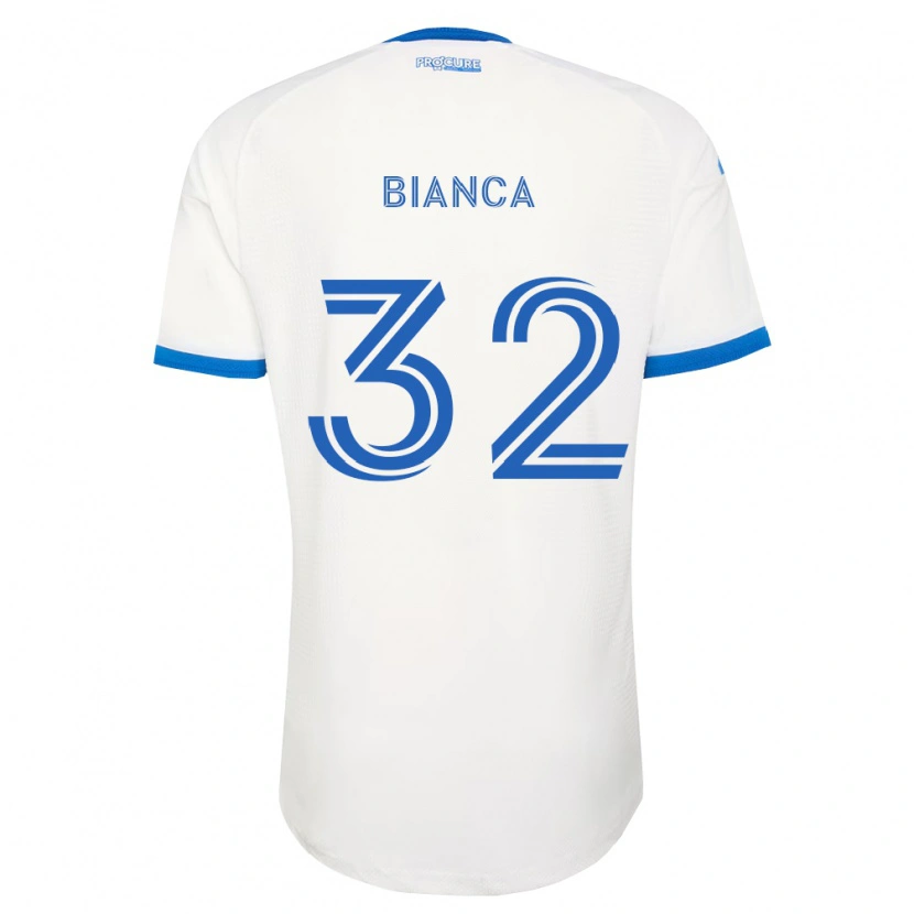 Danxen Kvinder Hanisch Bianca #32 Himmelblå Hvid Udebane Spillertrøjer 2026/27 Trøje T-Shirt
