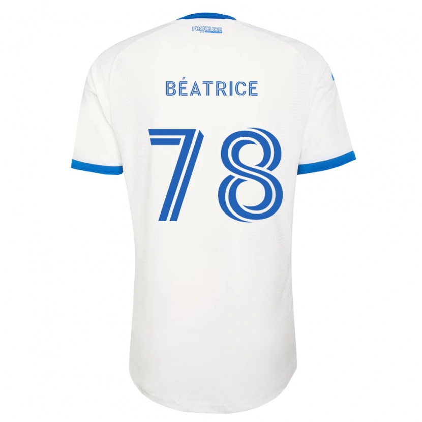 Danxen Kvinder Forcier Béatrice #78 Himmelblå Hvid Udebane Spillertrøjer 2026/27 Trøje T-Shirt