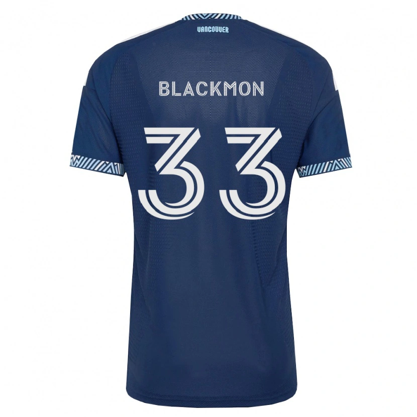 Danxen Kvinder Tristan Blackmon #33 Dyb Blå Hvid Udebane Spillertrøjer 2026/27 Trøje T-Shirt