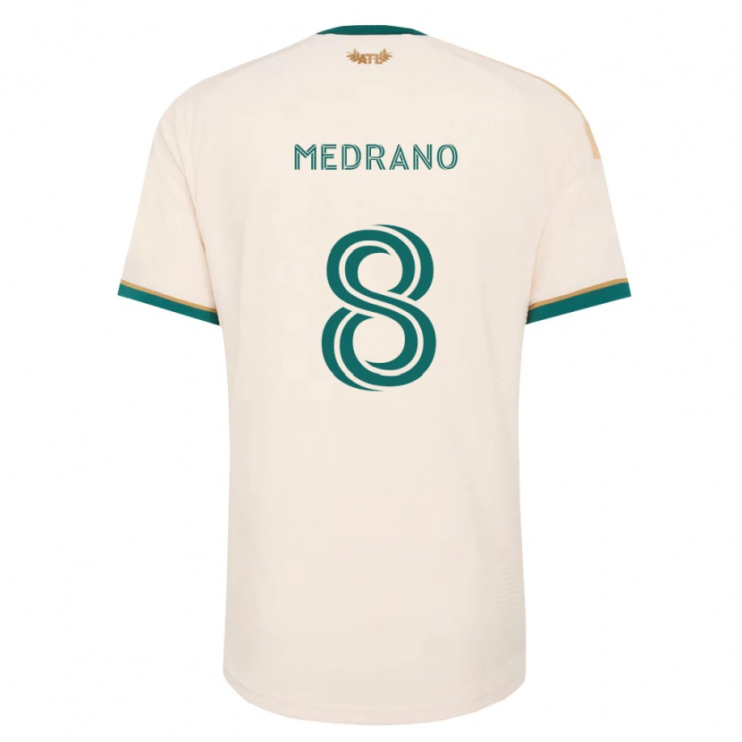 Danxen Kvinder Keven Medrano #8 Champagnegul Grøn Udebane Spillertrøjer 2026/27 Trøje T-Shirt