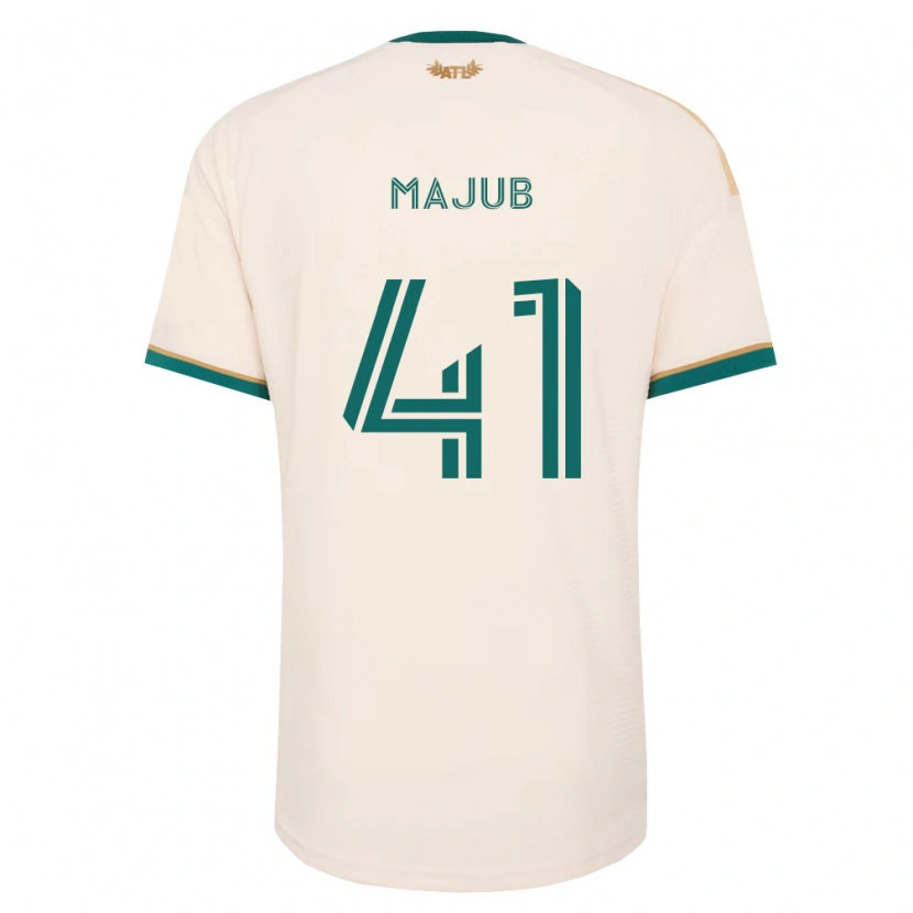 Danxen Kvinder Toto Majub #41 Champagnegul Grøn Udebane Spillertrøjer 2026/27 Trøje T-Shirt