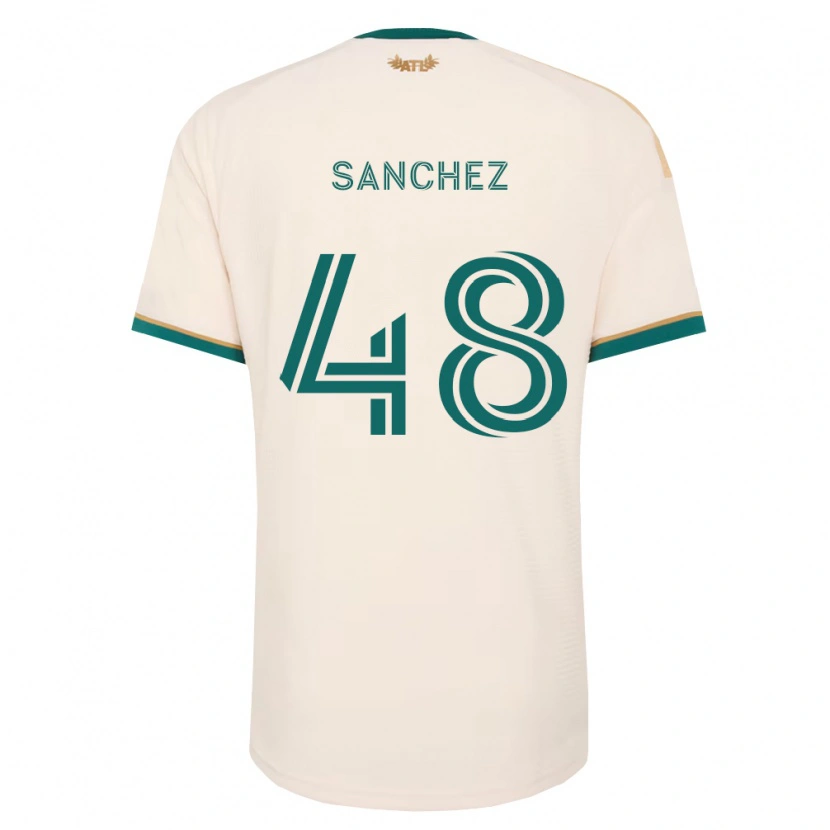 Danxen Kvinder Cooper Sanchez #48 Champagnegul Grøn Udebane Spillertrøjer 2026/27 Trøje T-Shirt