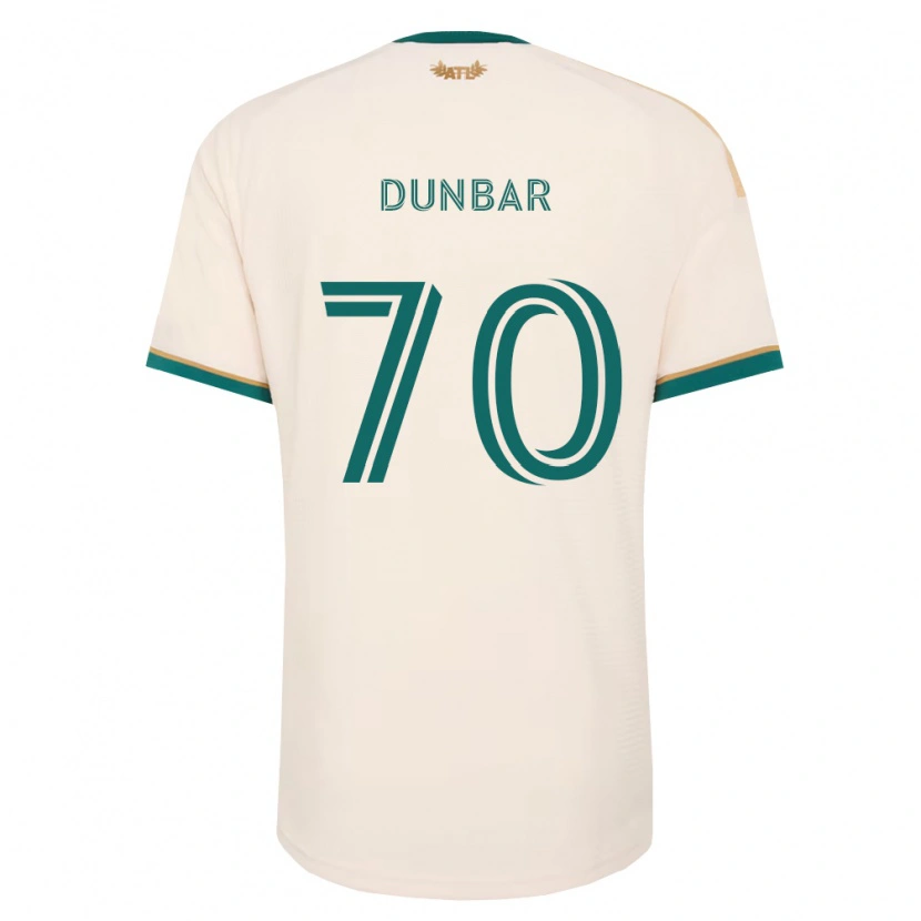 Danxen Kvinder Cameron Dunbar #70 Champagnegul Grøn Udebane Spillertrøjer 2026/27 Trøje T-Shirt