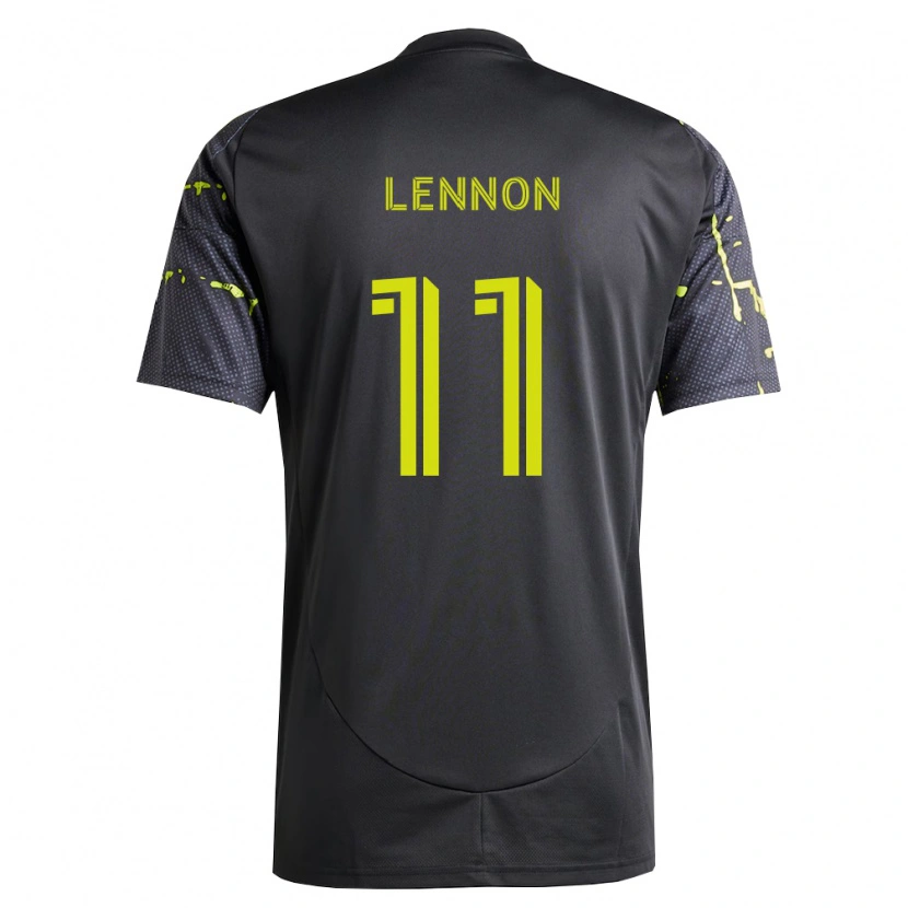 Danxen Kvinder Brooks Lennon #11 Fluorescerende Gul Sort Udebane Spillertrøjer 2026/27 Trøje T-Shirt