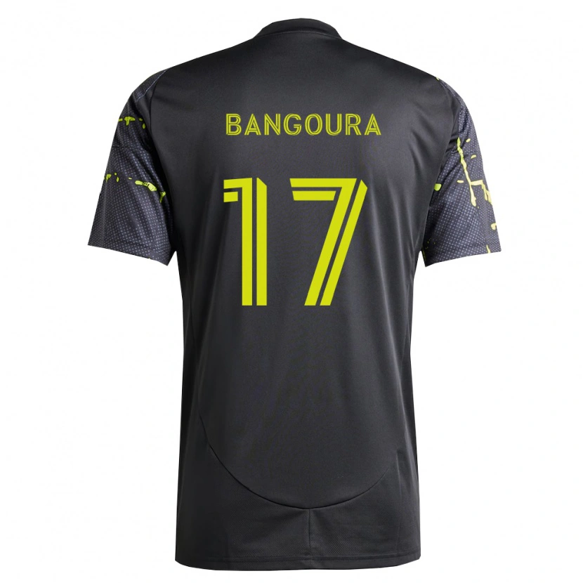 Danxen Kvinder Sekou Bangoura #17 Fluorescerende Gul Sort Udebane Spillertrøjer 2026/27 Trøje T-Shirt