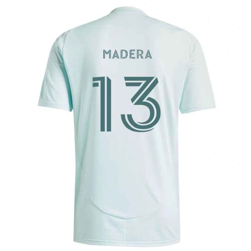 Danxen Kvinder Cristopher Madera #13 Hvid Lysegrøn Udebane Spillertrøjer 2026/27 Trøje T-Shirt
