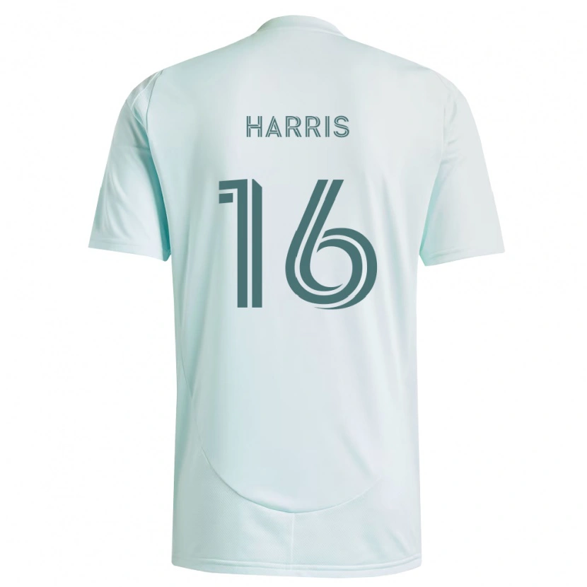 Danxen Kvinder Alex Harris #16 Hvid Lysegrøn Udebane Spillertrøjer 2026/27 Trøje T-Shirt