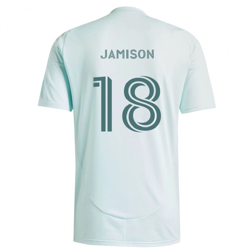 Danxen Kvinder Bryce Jamison #18 Hvid Lysegrøn Udebane Spillertrøjer 2026/27 Trøje T-Shirt