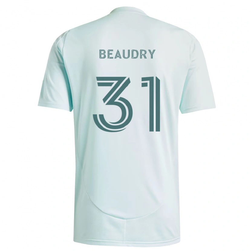 Danxen Kvinder Adam Beaudry #31 Hvid Lysegrøn Udebane Spillertrøjer 2026/27 Trøje T-Shirt