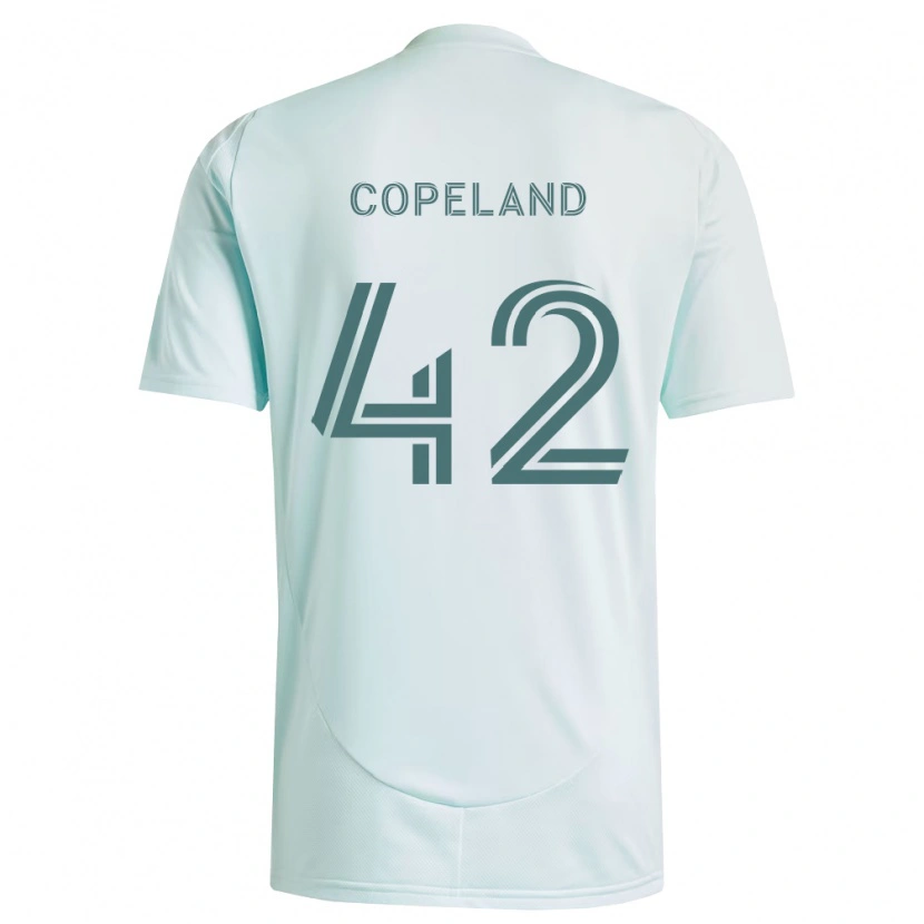 Danxen Kvinder Josh Copeland #42 Hvid Lysegrøn Udebane Spillertrøjer 2026/27 Trøje T-Shirt