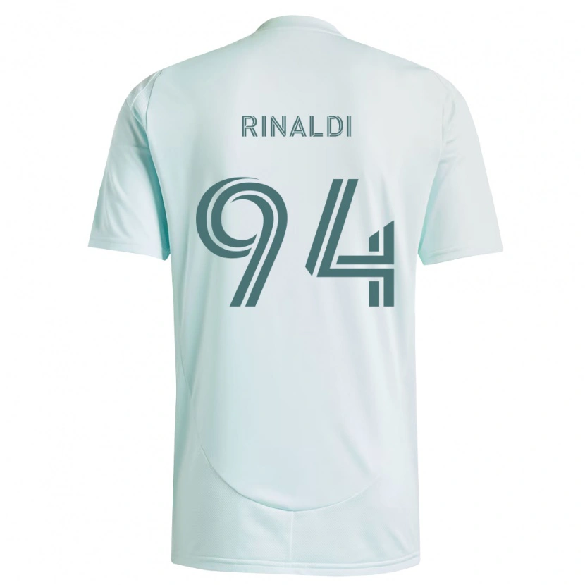 Danxen Kvinder Vincent Rinaldi #94 Hvid Lysegrøn Udebane Spillertrøjer 2026/27 Trøje T-Shirt