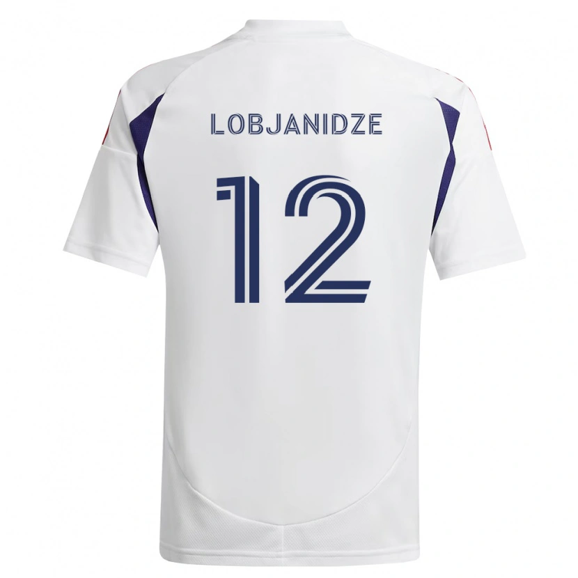 Danxen Kvinder Saba Lobjanidze #12 Kongelig Blå Rød Brun Udebane Spillertrøjer 2026/27 Trøje T-Shirt