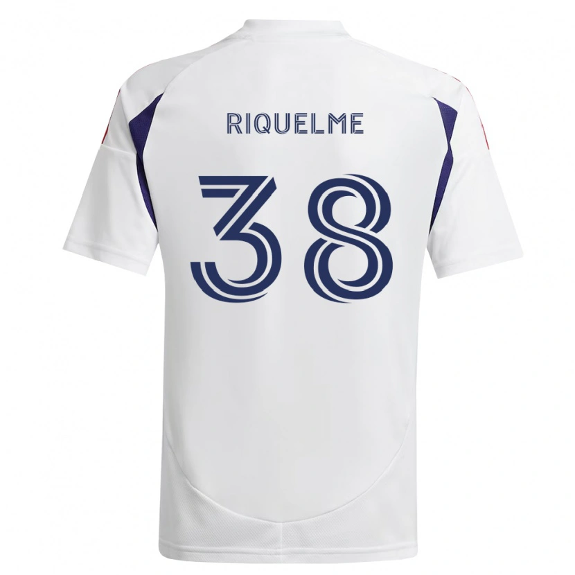 Danxen Kvinder Antonio Riquelme #38 Kongelig Blå Rød Brun Udebane Spillertrøjer 2026/27 Trøje T-Shirt
