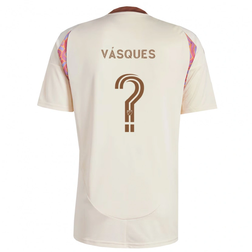 Danxen Kvinder Gabriel Vásques #0 Råhvid Pink Udebane Spillertrøjer 2026/27 Trøje T-Shirt