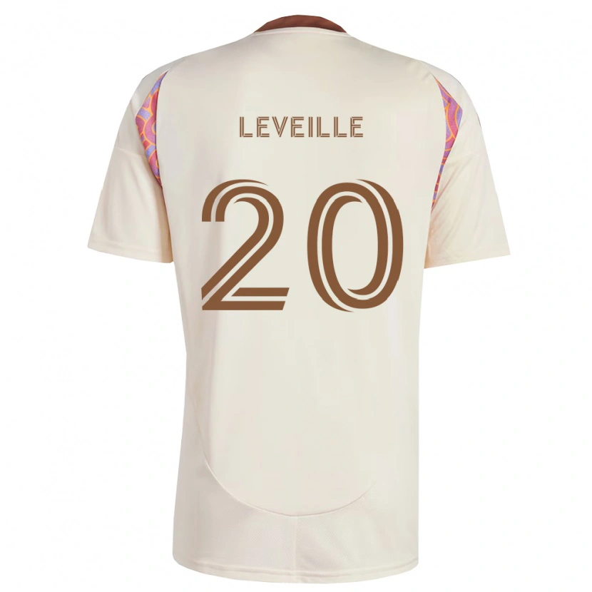 Danxen Kvinder Grant Leveille #20 Råhvid Pink Udebane Spillertrøjer 2026/27 Trøje T-Shirt
