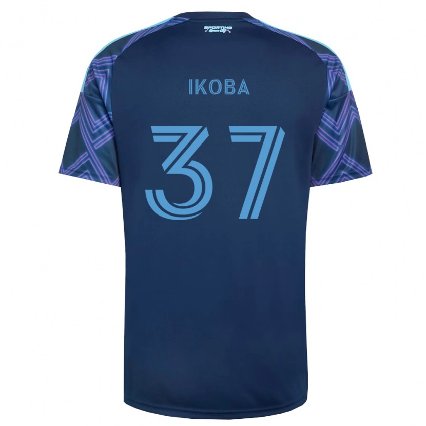 Danxen Kvinder Tega Ikoba #37 Kongelig Blå Lilla Udebane Spillertrøjer 2026/27 Trøje T-Shirt
