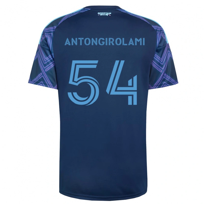 Danxen Kvinder Luca Antongirolami #54 Kongelig Blå Lilla Udebane Spillertrøjer 2026/27 Trøje T-Shirt