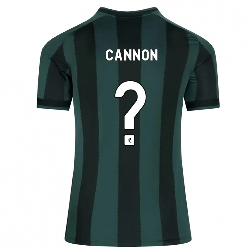 Danxen Kvinder Aidan Cannon #0 Mørk Skifergrå Sort Udebane Spillertrøjer 2026/27 Trøje T-Shirt
