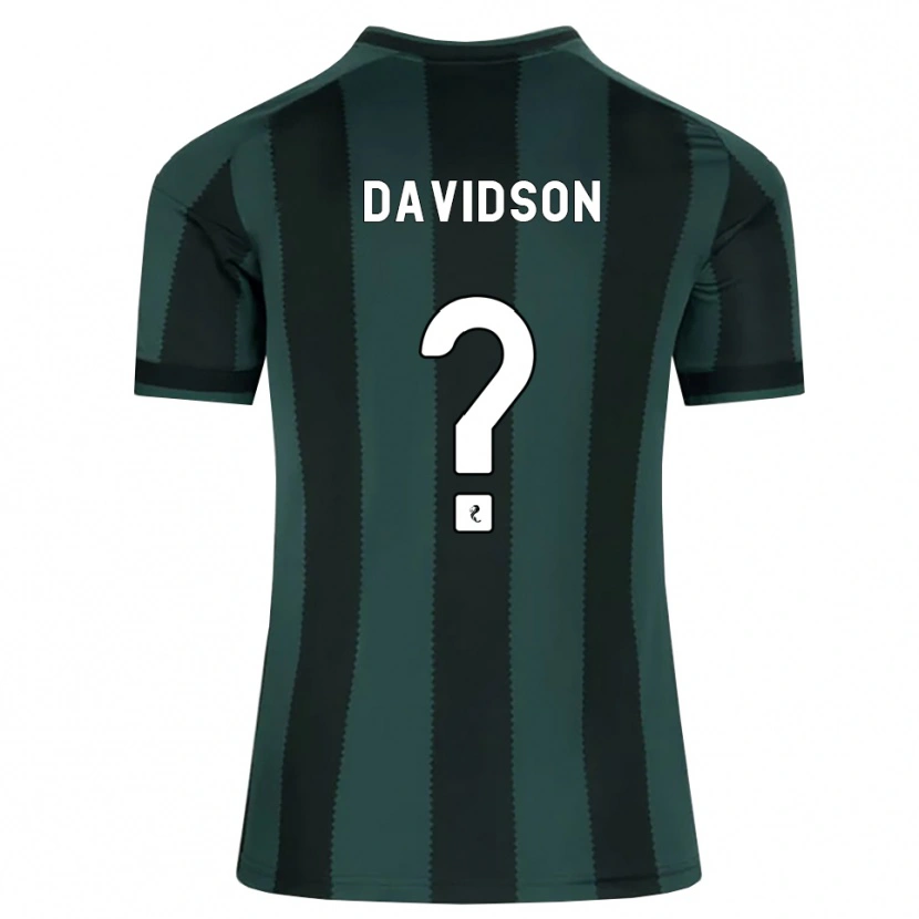 Danxen Kvinder Alasdair Davidson #0 Mørk Skifergrå Sort Udebane Spillertrøjer 2026/27 Trøje T-Shirt