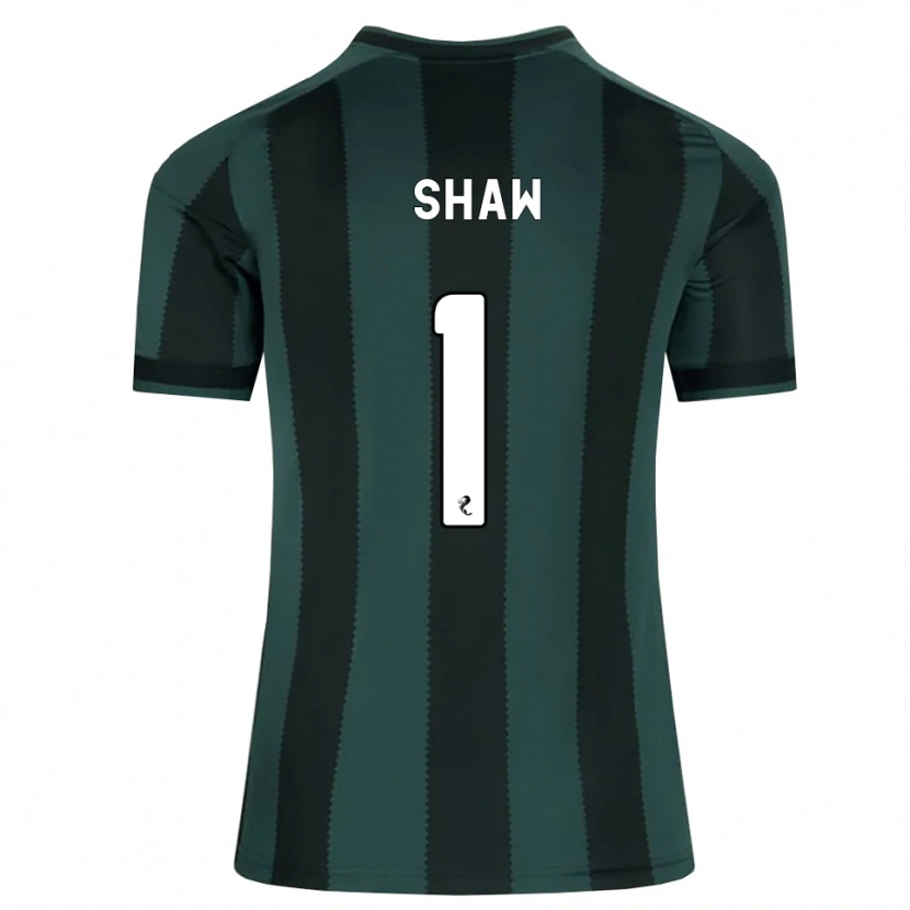 Danxen Kvinder Corey Shaw #1 Mørk Skifergrå Sort Udebane Spillertrøjer 2026/27 Trøje T-Shirt