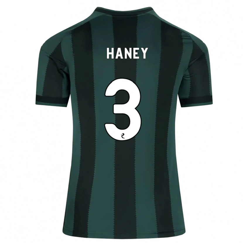 Danxen Kvinder Joseph Haney #3 Mørk Skifergrå Sort Udebane Spillertrøjer 2026/27 Trøje T-Shirt
