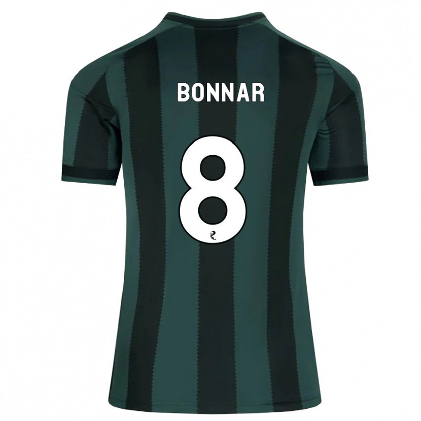 Danxen Kvinder Jude Bonnar #8 Mørk Skifergrå Sort Udebane Spillertrøjer 2026/27 Trøje T-Shirt