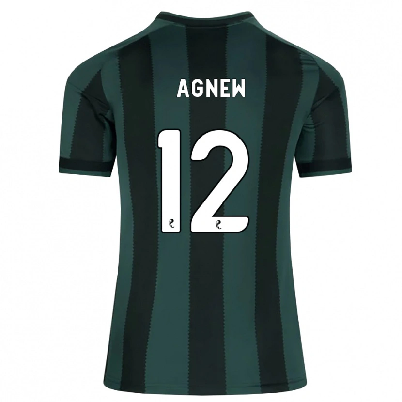 Danxen Kvinder Murphy Agnew #12 Mørk Skifergrå Sort Udebane Spillertrøjer 2026/27 Trøje T-Shirt
