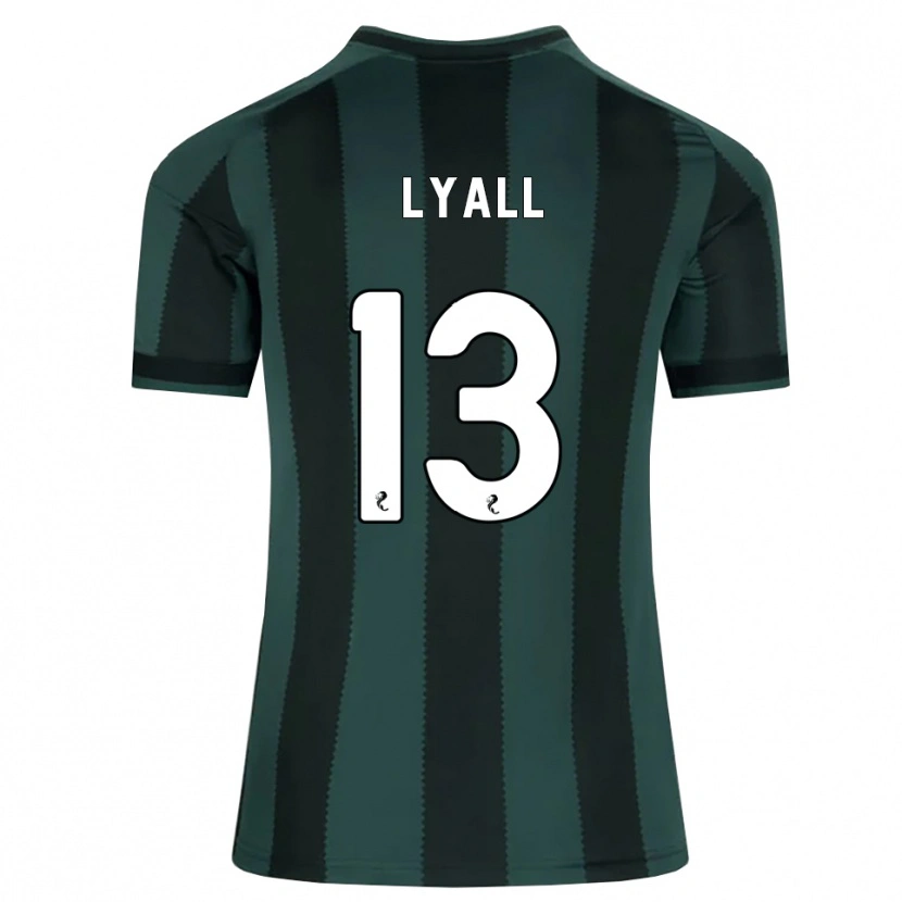 Danxen Kvinder Warren Lyall #13 Mørk Skifergrå Sort Udebane Spillertrøjer 2026/27 Trøje T-Shirt