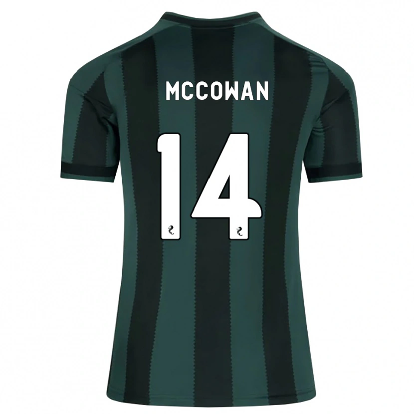 Danxen Kvinder Luke Mccowan #14 Mørk Skifergrå Sort Udebane Spillertrøjer 2026/27 Trøje T-Shirt