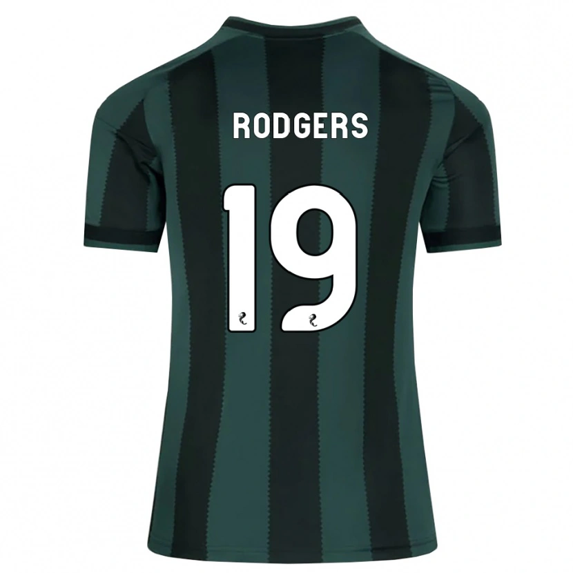 Danxen Kvinder Lisa Rodgers #19 Mørk Skifergrå Sort Udebane Spillertrøjer 2026/27 Trøje T-Shirt