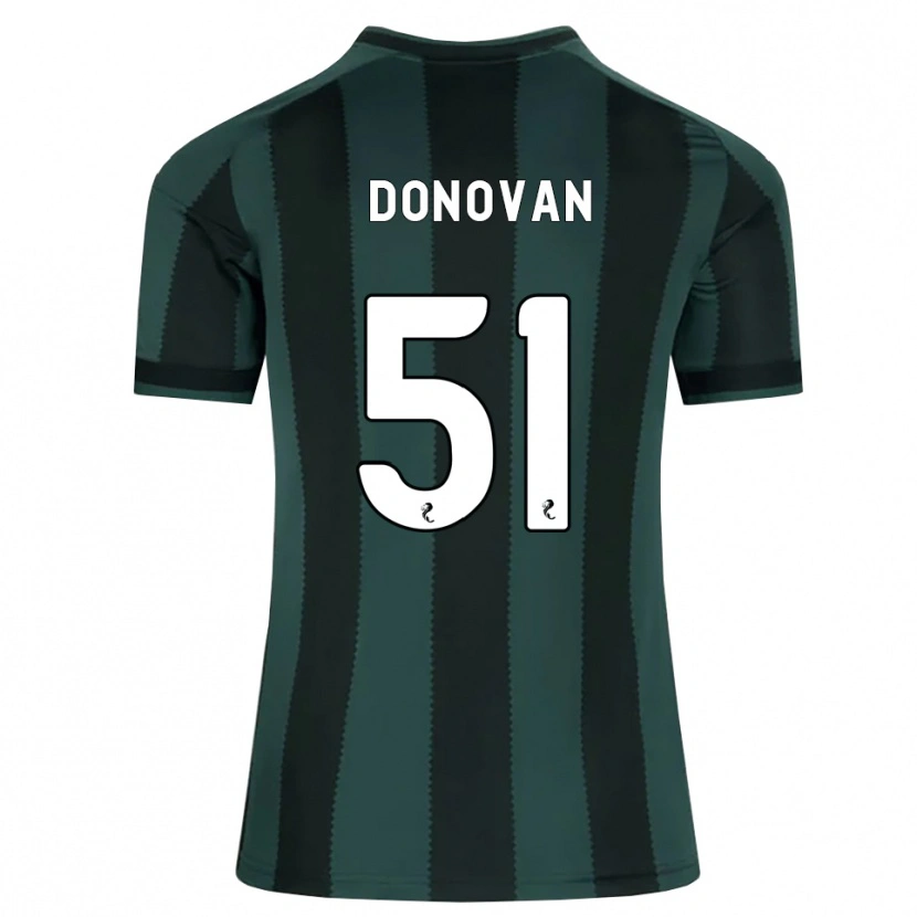 Danxen Kvinder Colby Donovan #51 Mørk Skifergrå Sort Udebane Spillertrøjer 2026/27 Trøje T-Shirt