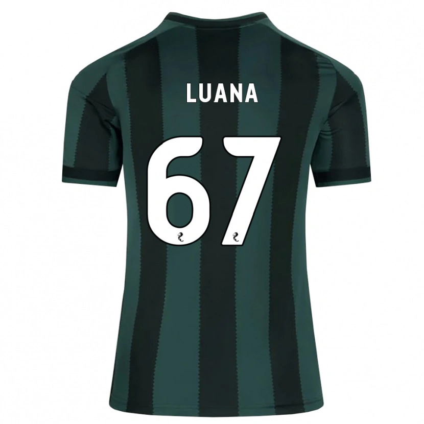 Danxen Kvinder Luana Muñoz #67 Mørk Skifergrå Sort Udebane Spillertrøjer 2026/27 Trøje T-Shirt