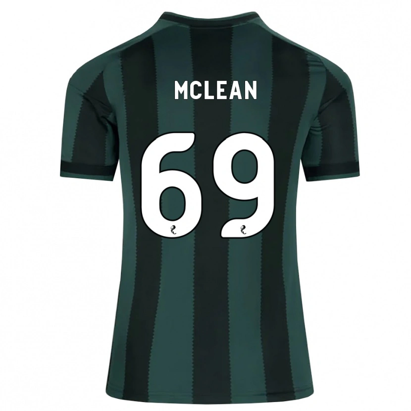 Danxen Kvinder Kai Mclean #69 Mørk Skifergrå Sort Udebane Spillertrøjer 2026/27 Trøje T-Shirt