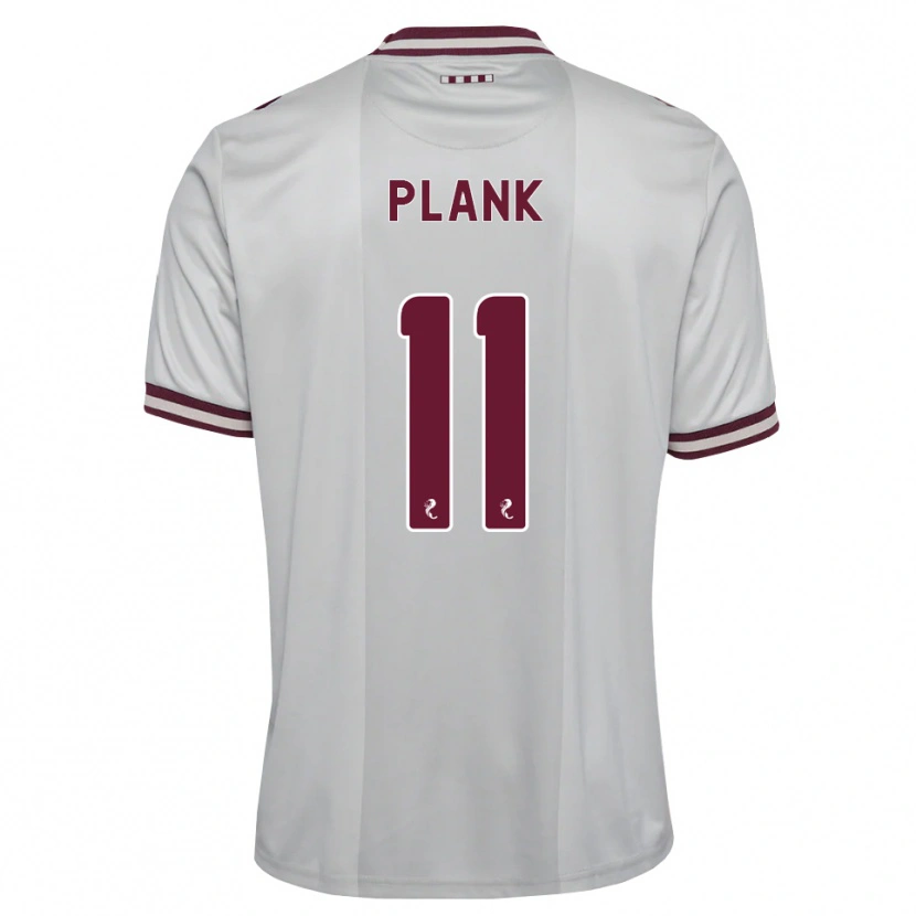 Danxen Kvinder Dom Plank #11 Hvid Bordeaux Udebane Spillertrøjer 2026/27 Trøje T-Shirt