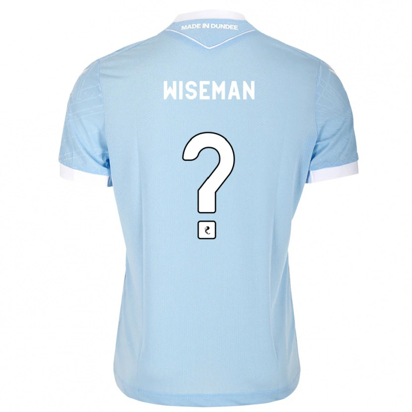 Danxen Kvinder Lewis Wiseman #0 Lys Himmelblå Hvid Udebane Spillertrøjer 2026/27 Trøje T-Shirt