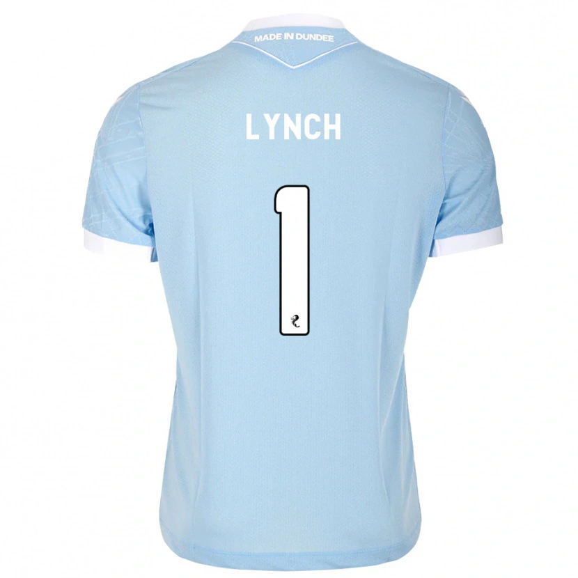 Danxen Kvinder Ruaridh Lynch #1 Lys Himmelblå Hvid Udebane Spillertrøjer 2026/27 Trøje T-Shirt