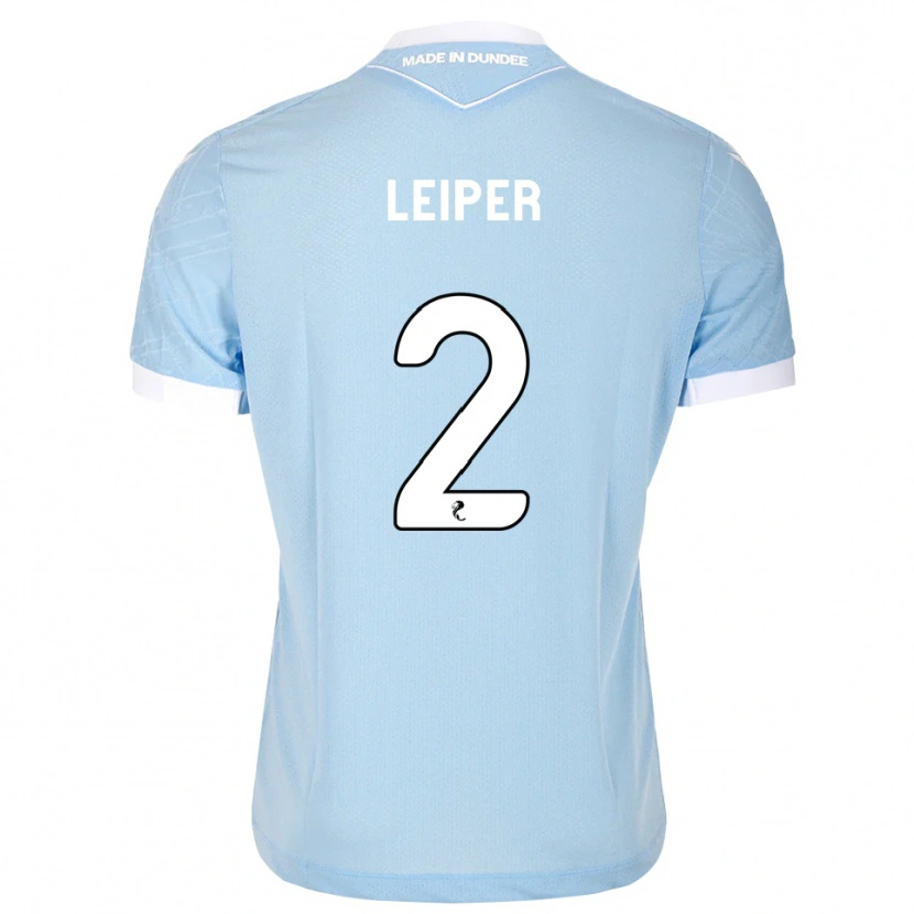 Danxen Kvinder Ashton Leiper #2 Lys Himmelblå Hvid Udebane Spillertrøjer 2026/27 Trøje T-Shirt