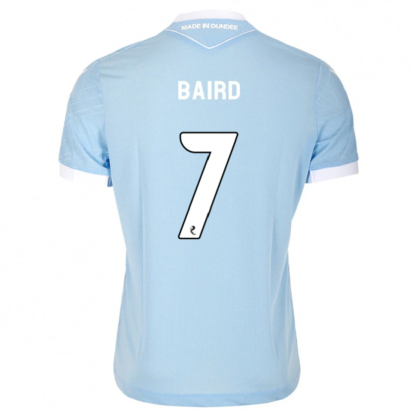 Danxen Kvinder Wallace Baird #7 Lys Himmelblå Hvid Udebane Spillertrøjer 2026/27 Trøje T-Shirt