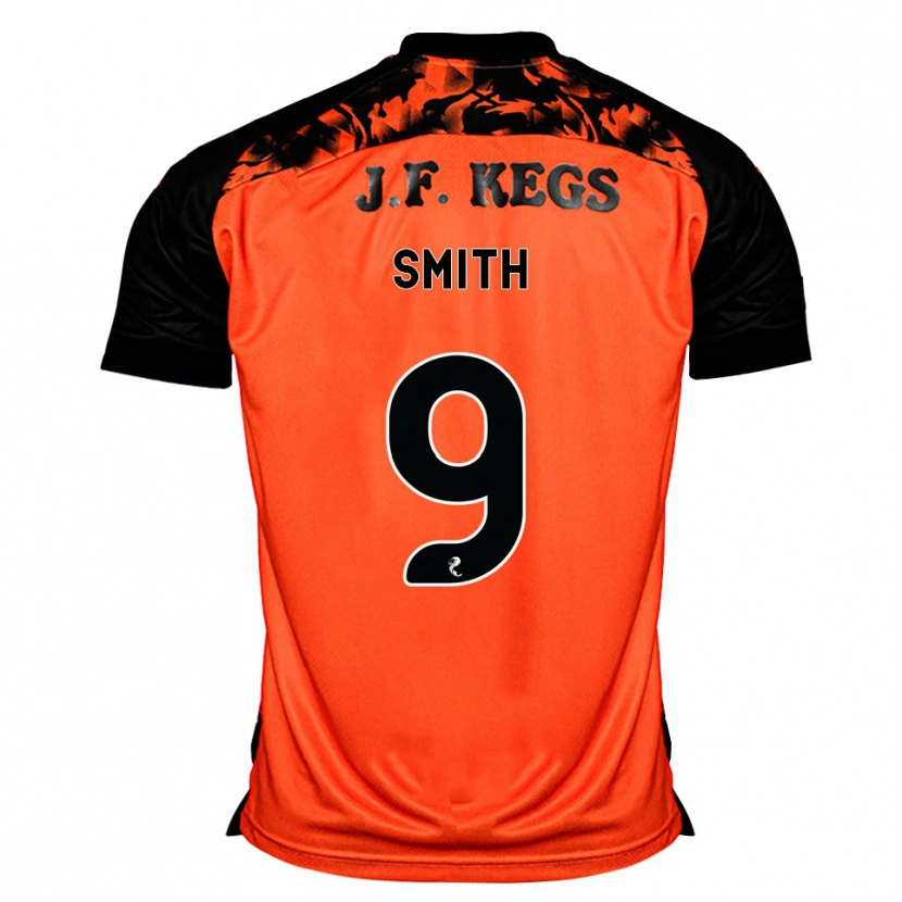 Danxen Børn Robyn Smith #9 Orange Sort Hvid Hjemmebane Spillertrøjer 2026/27 Trøje T-Shirt