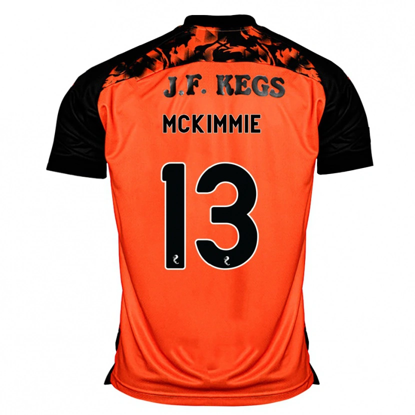 Danxen Børn Aiden Mckimmie #13 Orange Sort Hvid Hjemmebane Spillertrøjer 2026/27 Trøje T-Shirt