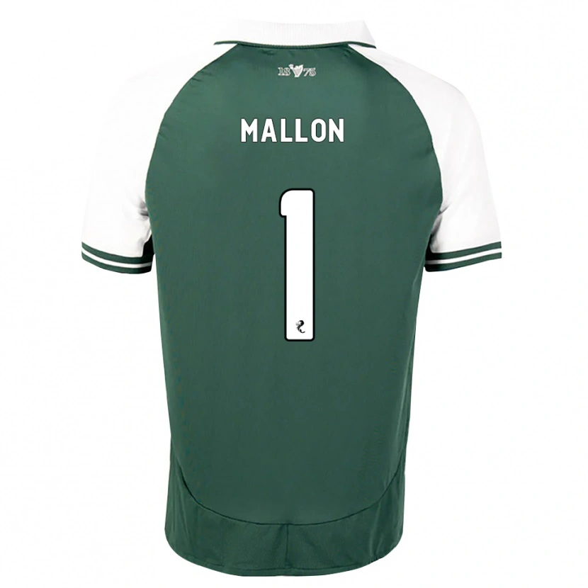 Danxen Børn Ryan Mallon #1 Havgrøn Hvid Hjemmebane Spillertrøjer 2026/27 Trøje T-Shirt