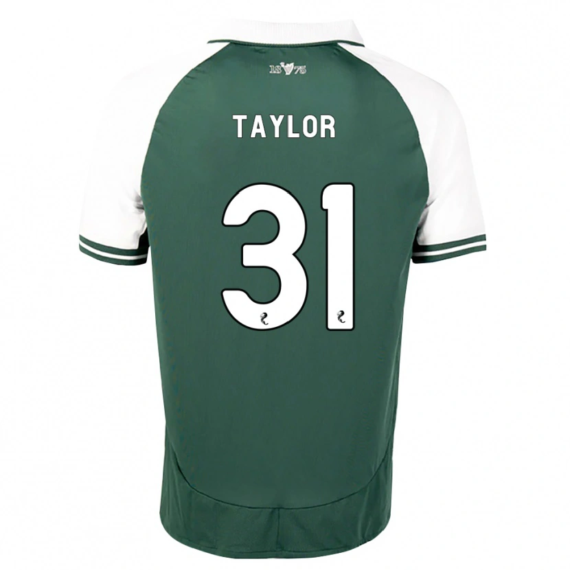 Danxen Børn Linzi Taylor #31 Havgrøn Hvid Hjemmebane Spillertrøjer 2026/27 Trøje T-Shirt
