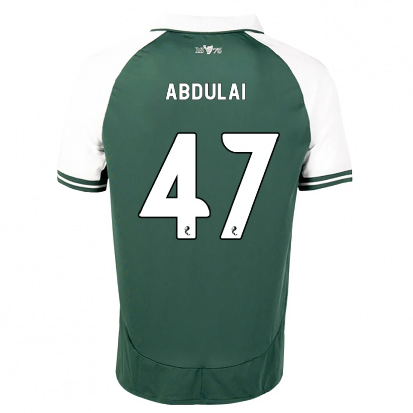 Danxen Børn Azeem Abdulai #47 Havgrøn Hvid Hjemmebane Spillertrøjer 2026/27 Trøje T-Shirt