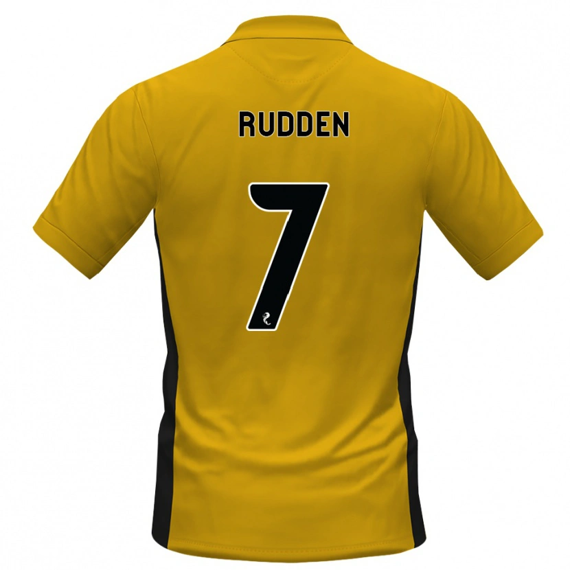 Danxen Børn Zak Rudden #7 Orange Sort Hjemmebane Spillertrøjer 2026/27 Trøje T-Shirt