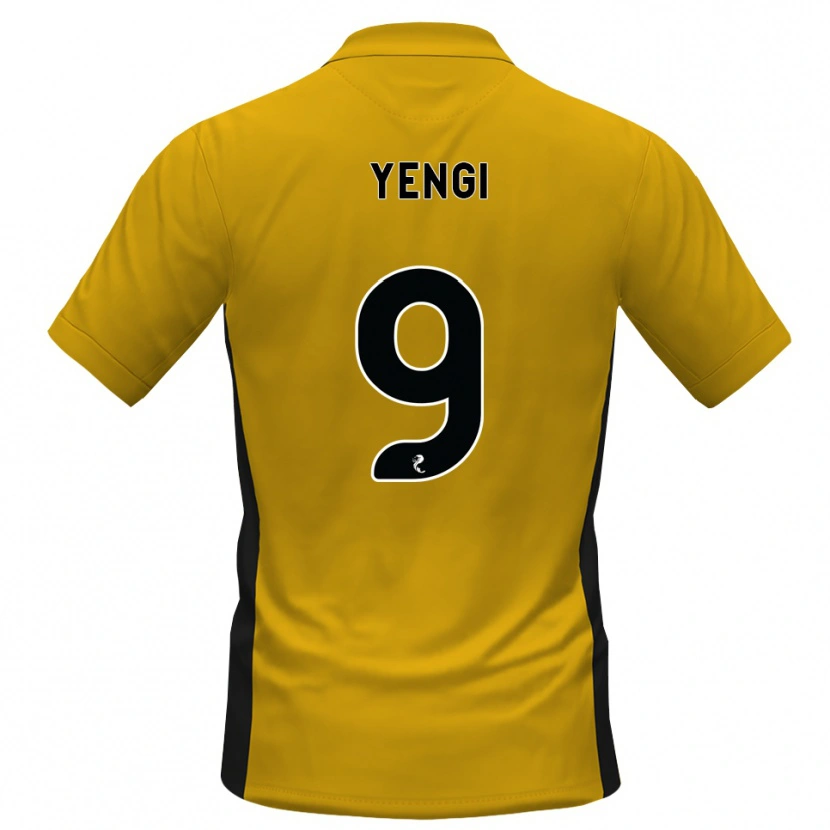 Danxen Børn Tete Yengi #9 Orange Sort Hjemmebane Spillertrøjer 2026/27 Trøje T-Shirt